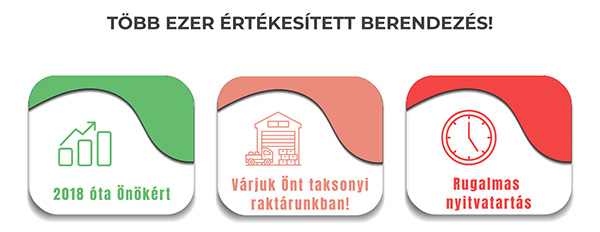 Több ezer eladott berendezés