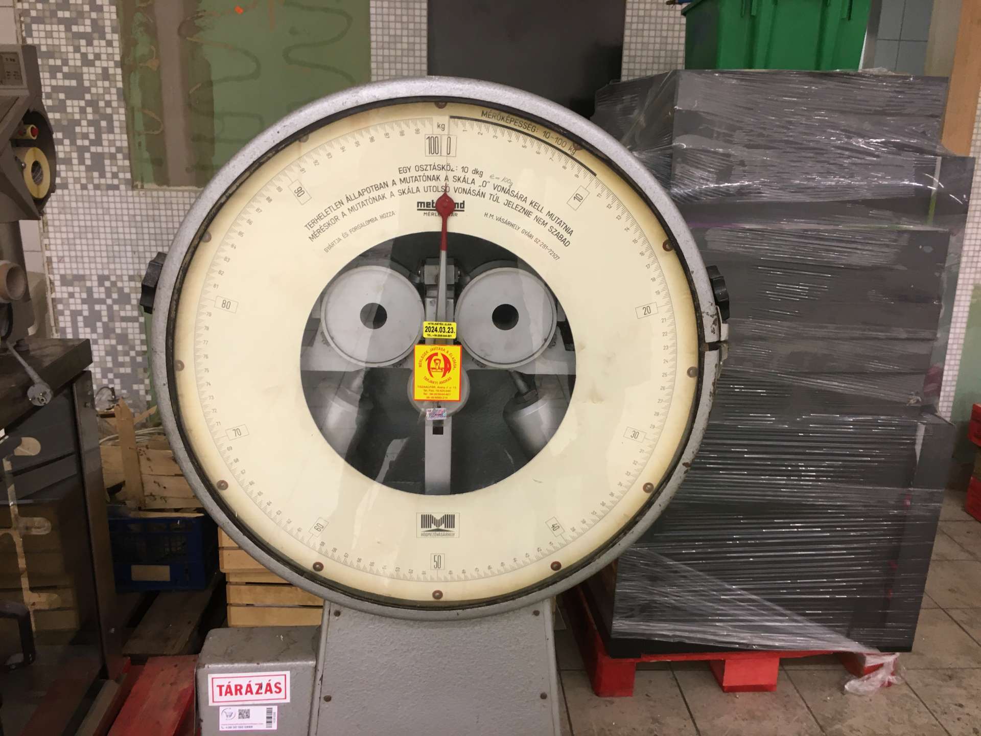 Körlapos mázsa Metripond