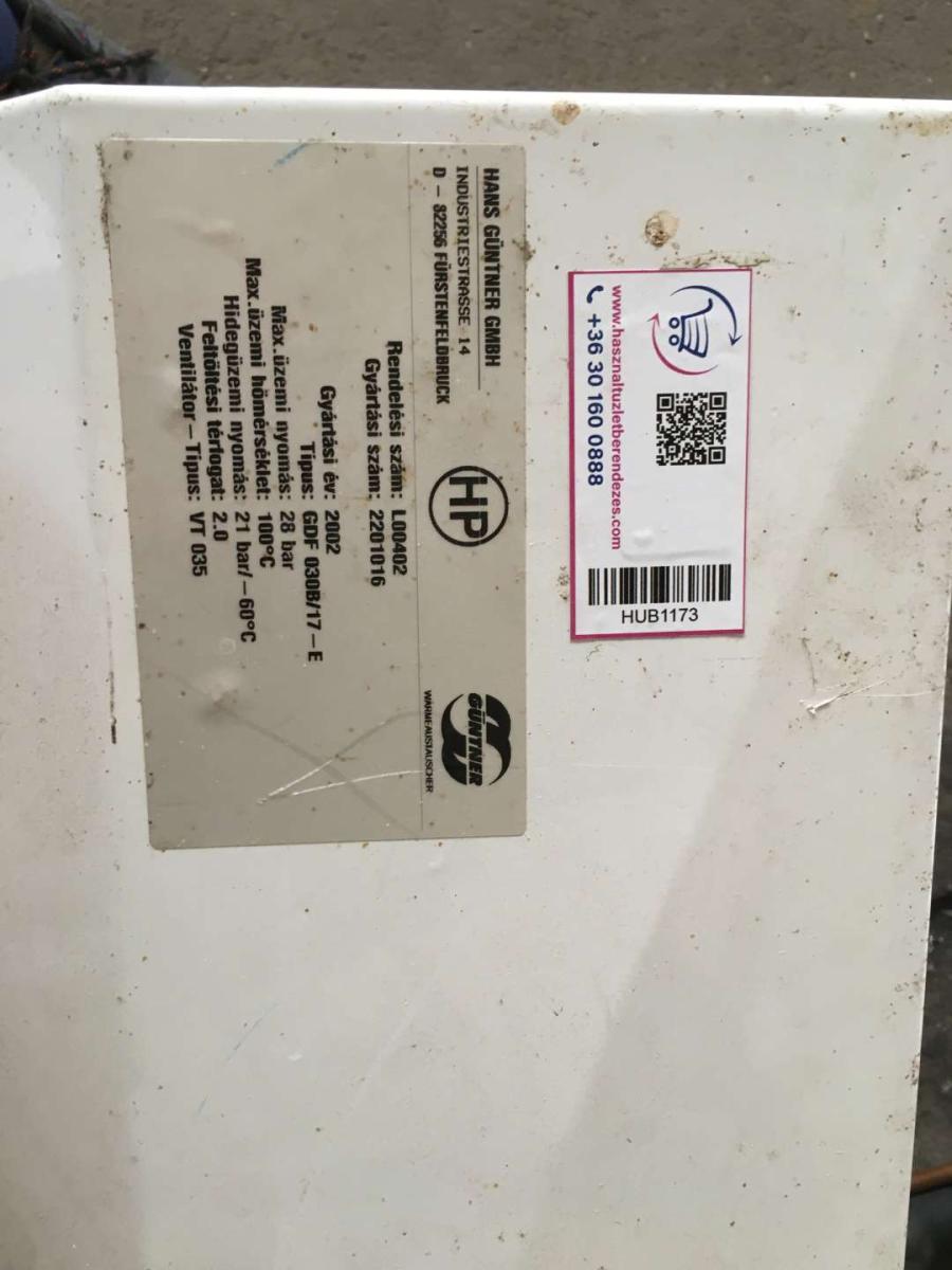 Elpárologtató LINDE GDF 030B/17-E – termékfotó jobb oldalról