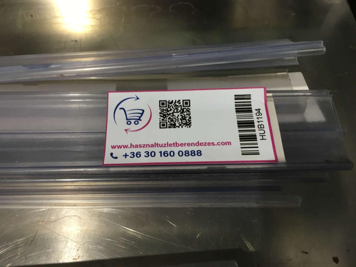 Ársín, polcsín víztiszta pattintós TEGO – termékfotó elölnézet