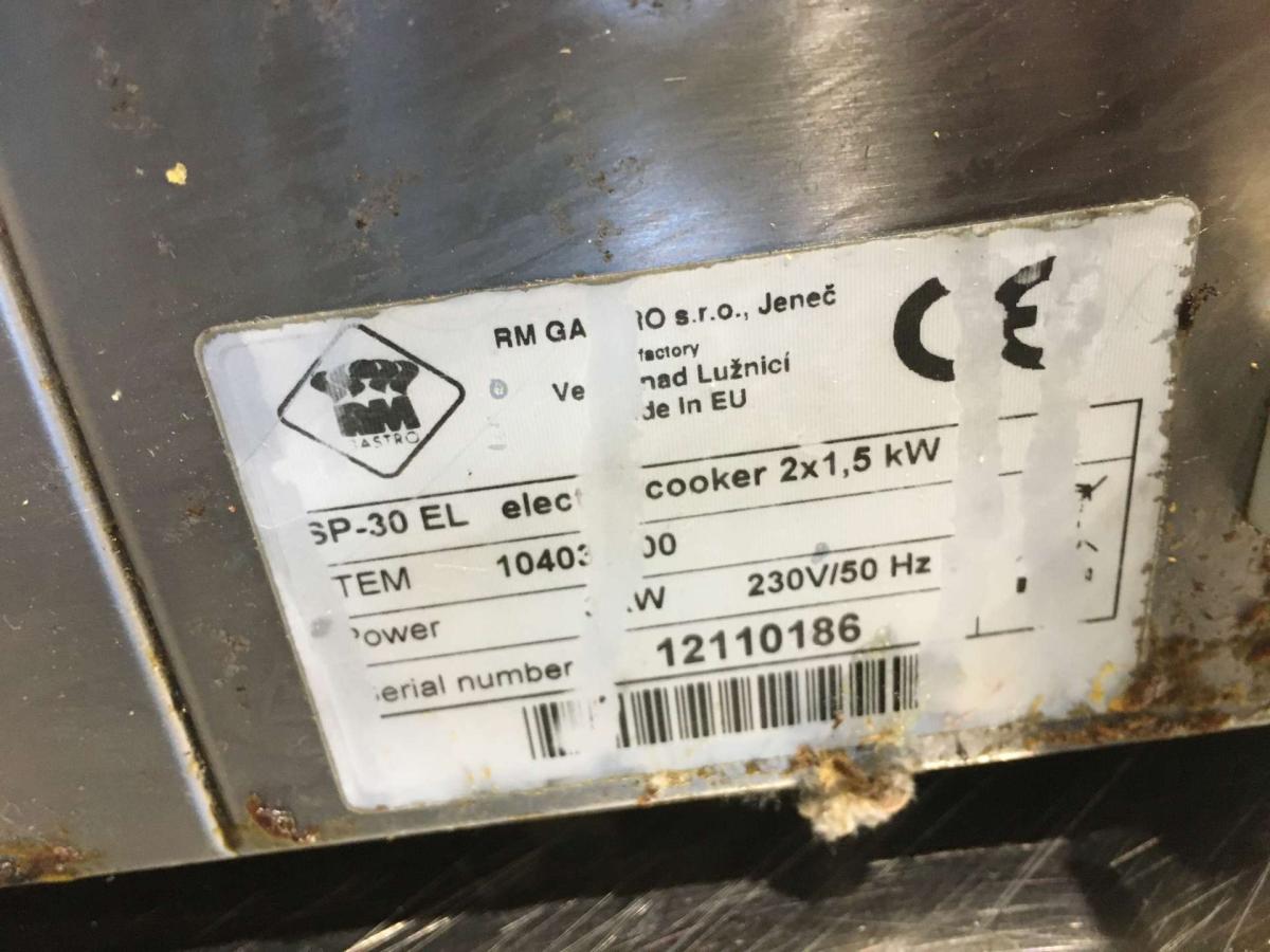 RM Gastro asztali elektromos tűzhely, főzőlap SP 30 ELS – termékfotó hátulról