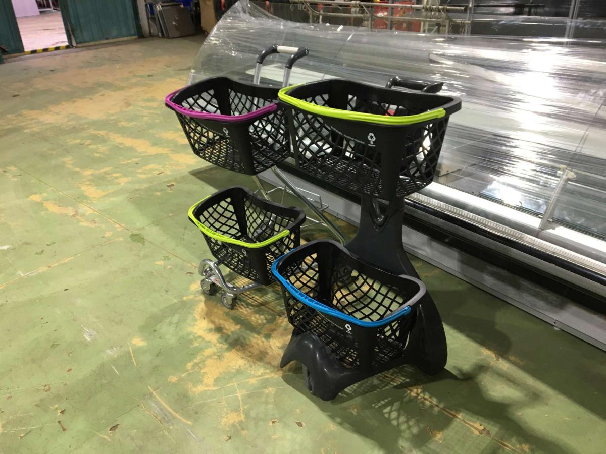 Új, vagy újszerű Wanzl Pick Up GT R 26 kocsi 2 darab kosárral – termékfotó (15. kép)