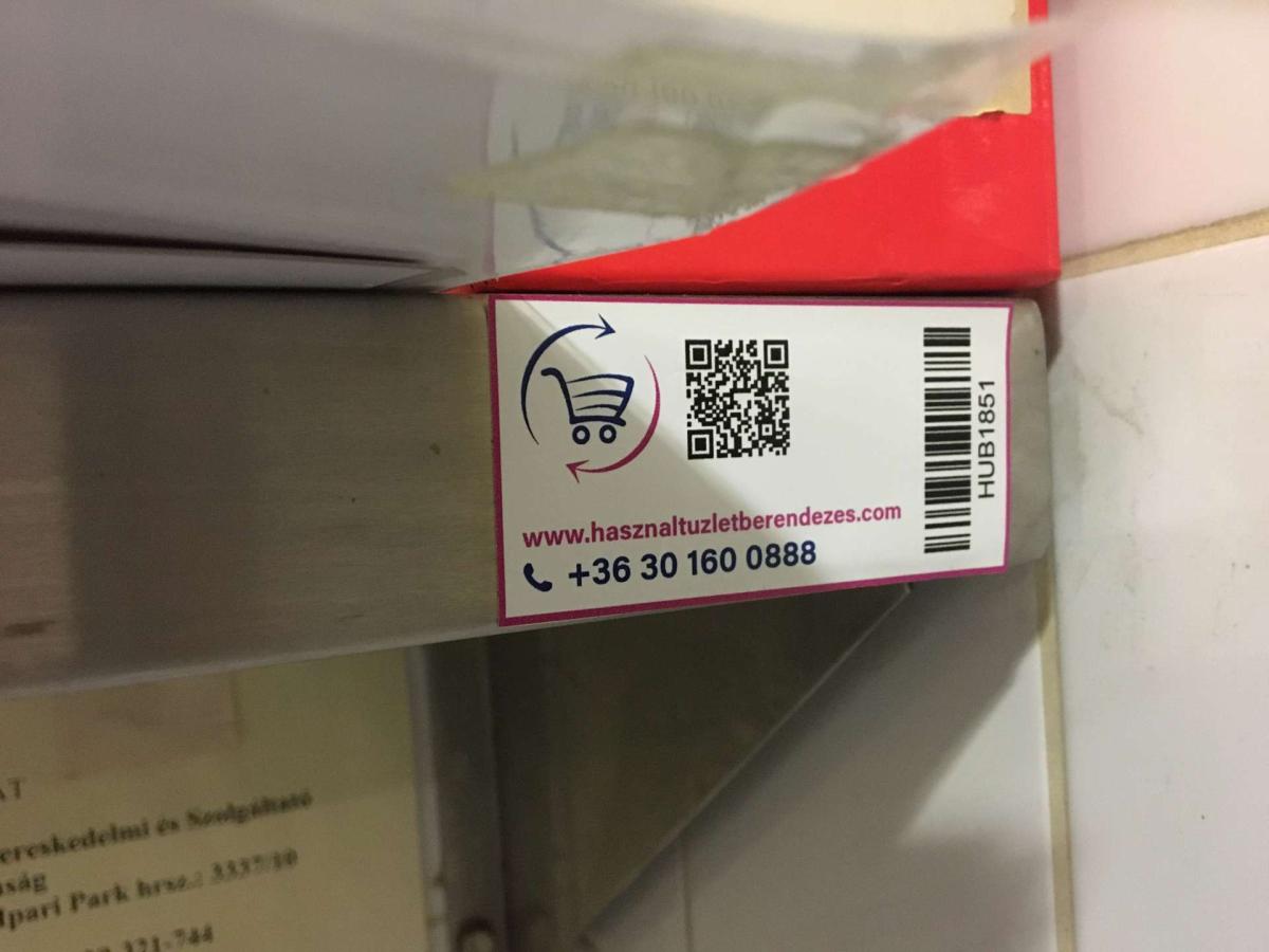 Fali polc fix konzolos 100/120/170/180*30-as – termékfotó felülnézet