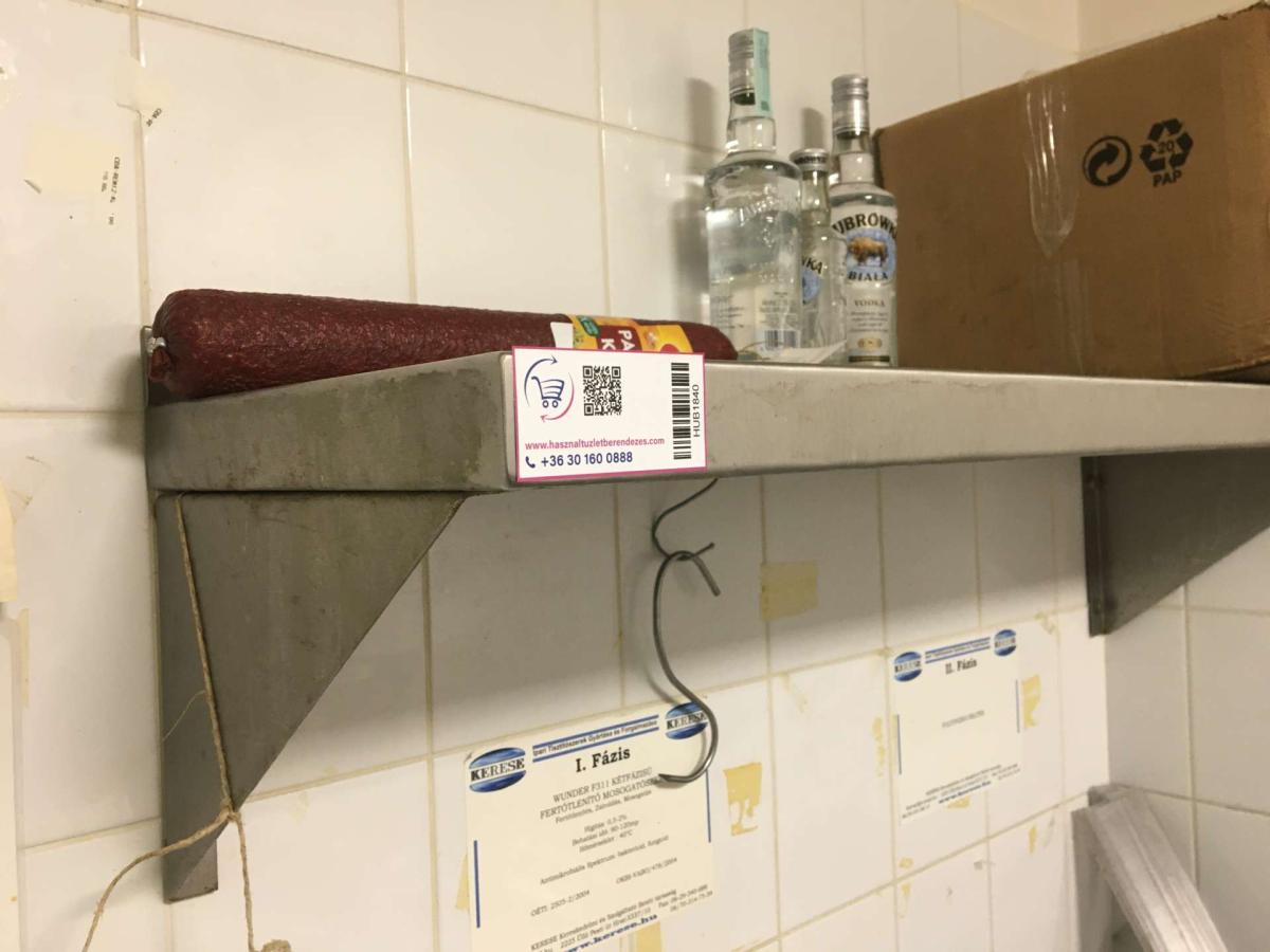 Fali polc fix konzolos 100/120/170/180*30-as – termékfotó alulnézet