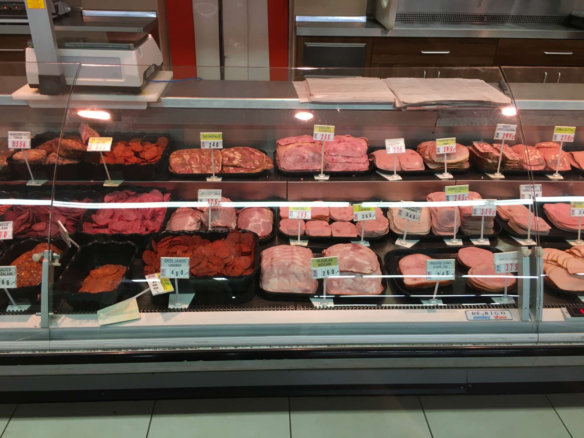 Kiszolgáló pult De Rigo Tonga 375