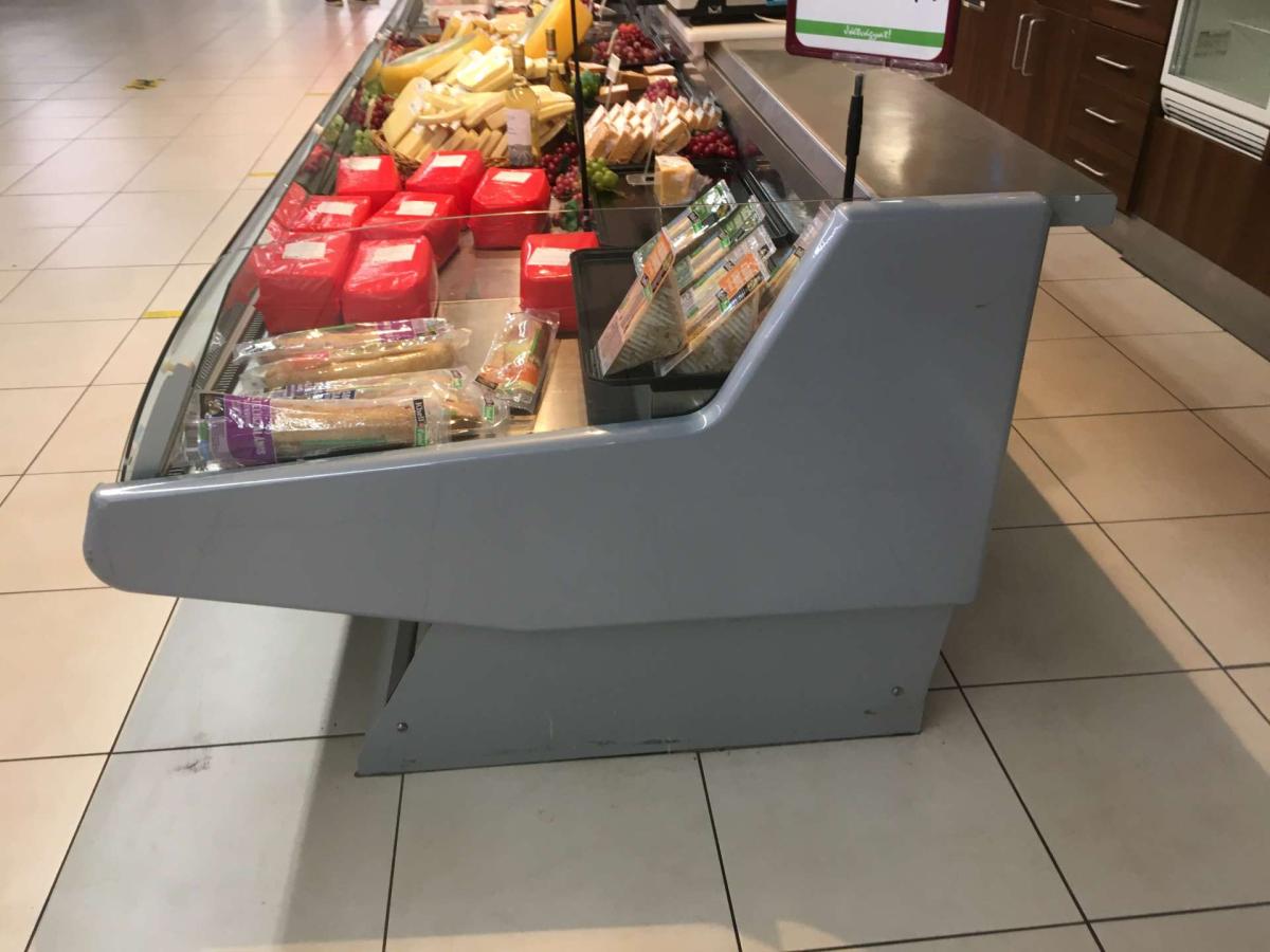 Kiszolgáló pult De Rigo Tonga 375 – termékfotó csomagolás