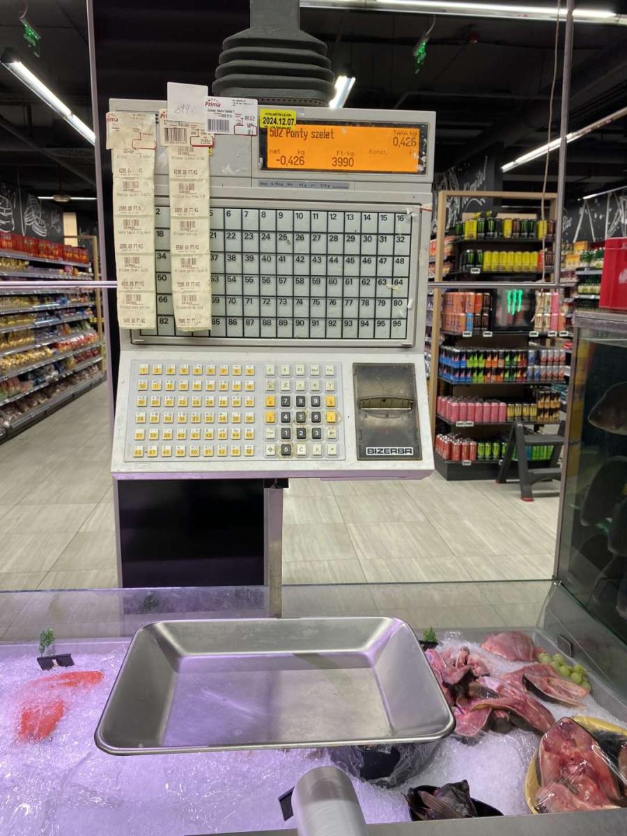 Bizerba  SC400 halas mérleg – termékfotó (12. kép)