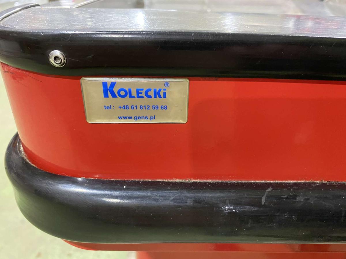 Kasszaasztal, Kolecki szimpla elpakolóval – termékfotó bal oldalról