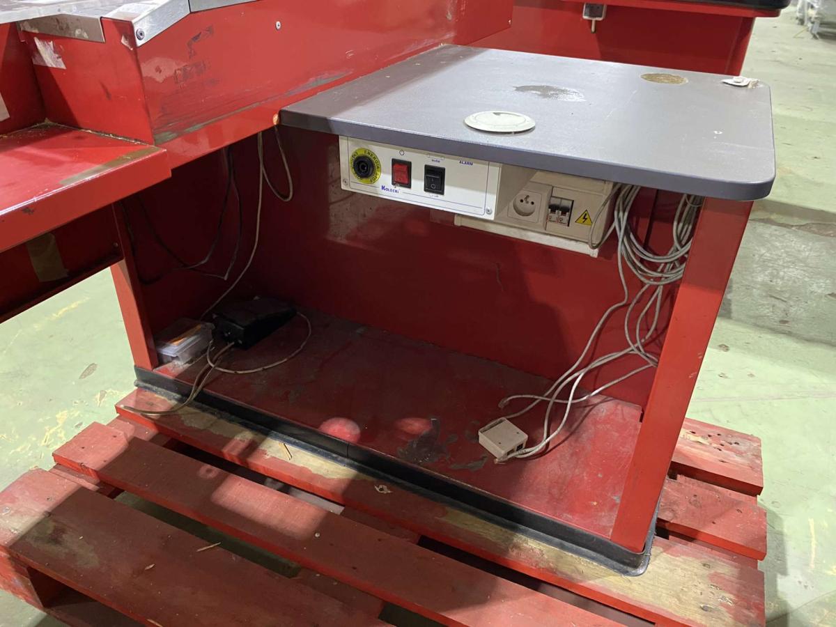 Kasszaasztal, Kolecki szimpla elpakolóval – termékfotó részlet