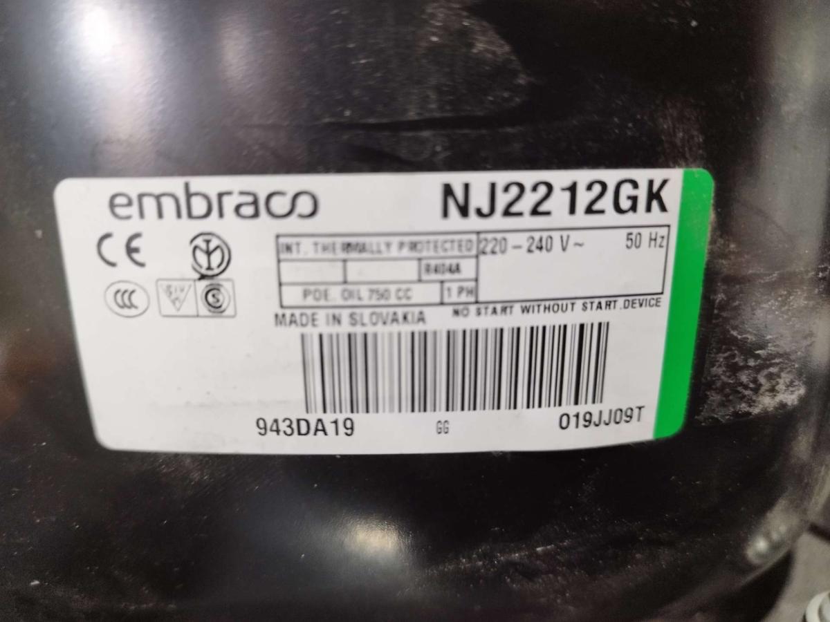 Aggregát EMBRACO UNJ2212GK – termékfotó bal oldalról