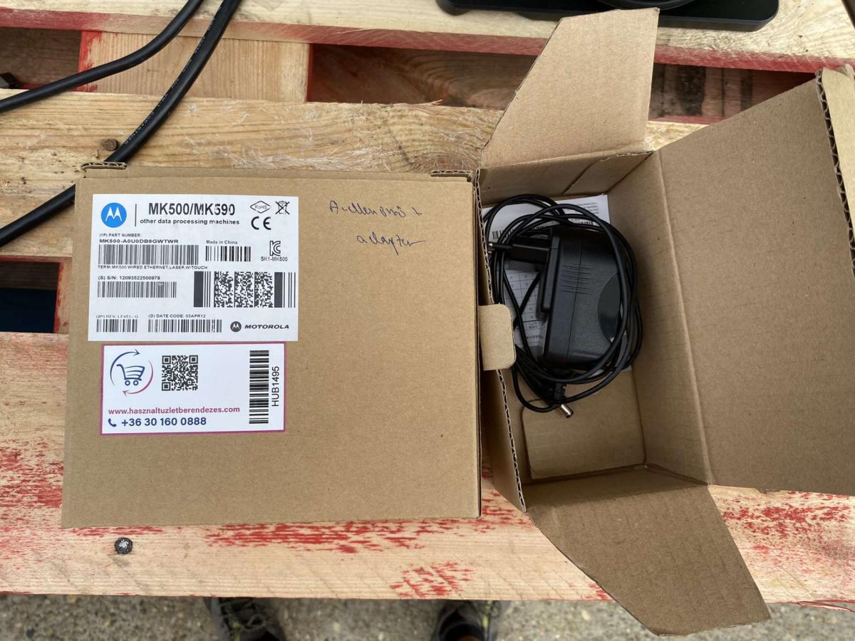 Árellenőrző, Motorola MK500, vonalkódolvasó – termékfotó hátulról