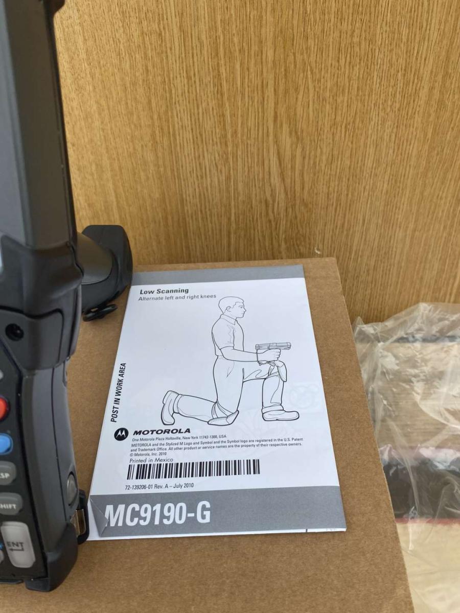Motorola Symbol MC9190 kézi vonalkódolvasó, PDA – termékfotó felülnézet