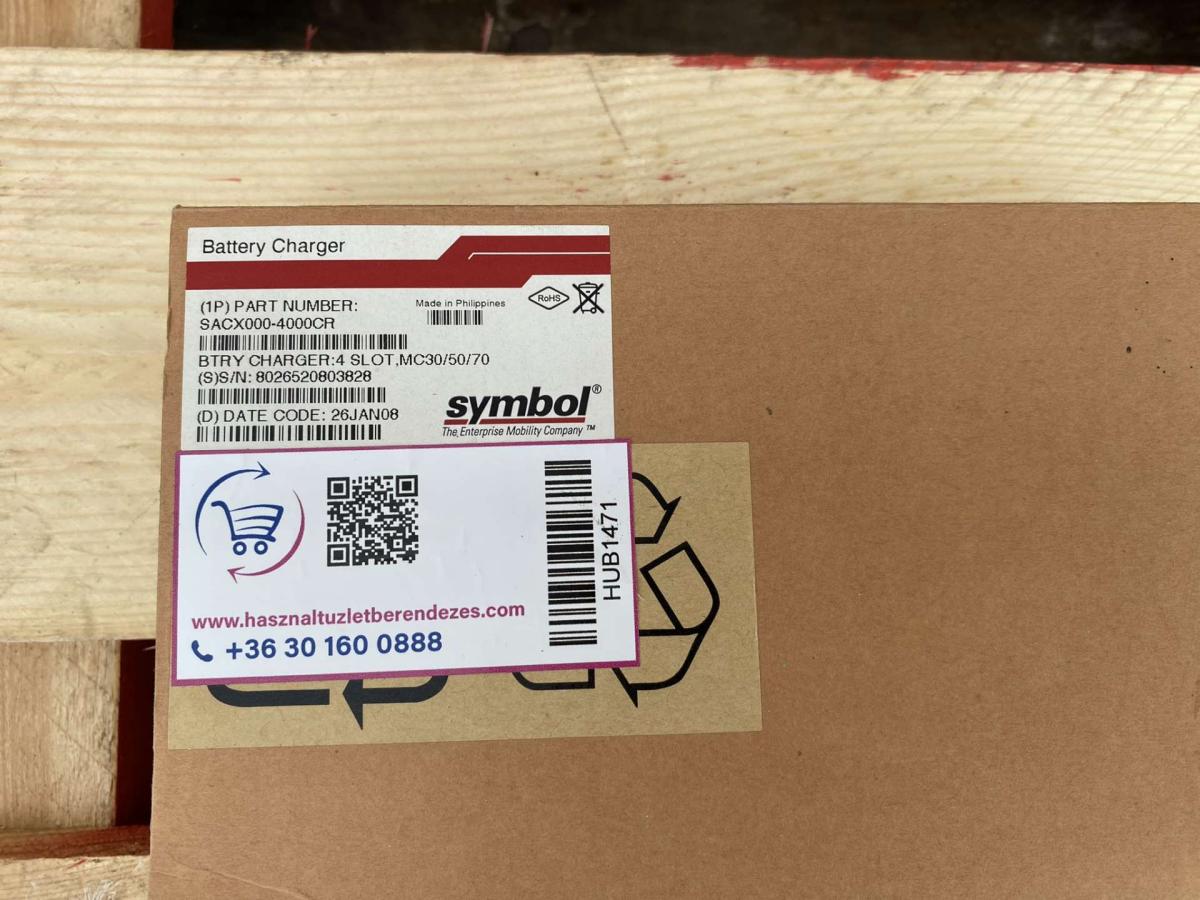 Motorola Symbol akkumlátortöltő SACX000-4000C – termékfotó 45° nézet