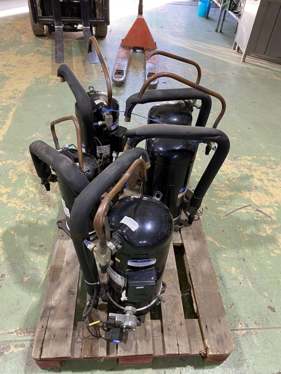 Copeland Scroll ZB és ZF kompresszorok – termékfotó jobb oldalról