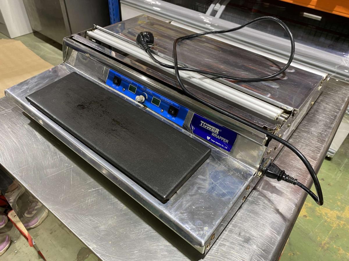 Asztali habtálca fóliázó – termékfotó elölnézet