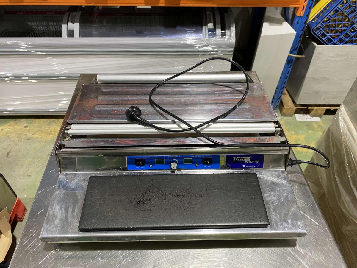 Asztali habtálca fóliázó – termékfotó jobb oldalról