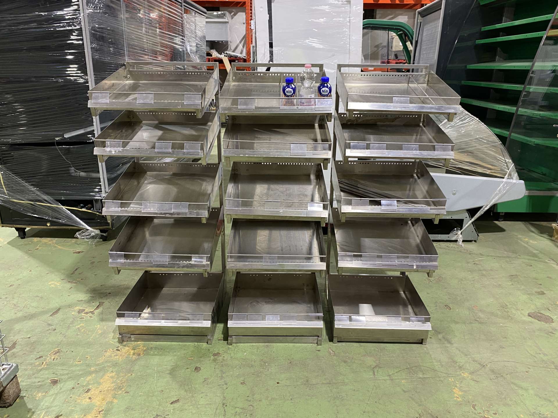 Rozsdamentes italos állvány