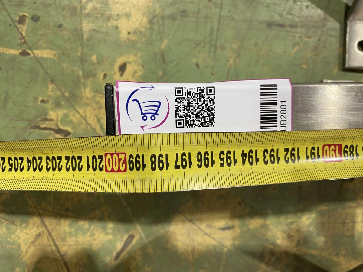 Horogsor kétszintes, rozsdamentes – termékfotó hátulról