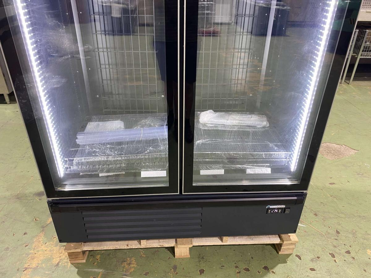 Új ECOCOLD Cherry M&amp;D NT 1300 2D (fagyasztó) beépített aggregátoros hűtő (-) – termékfotó bal oldalról