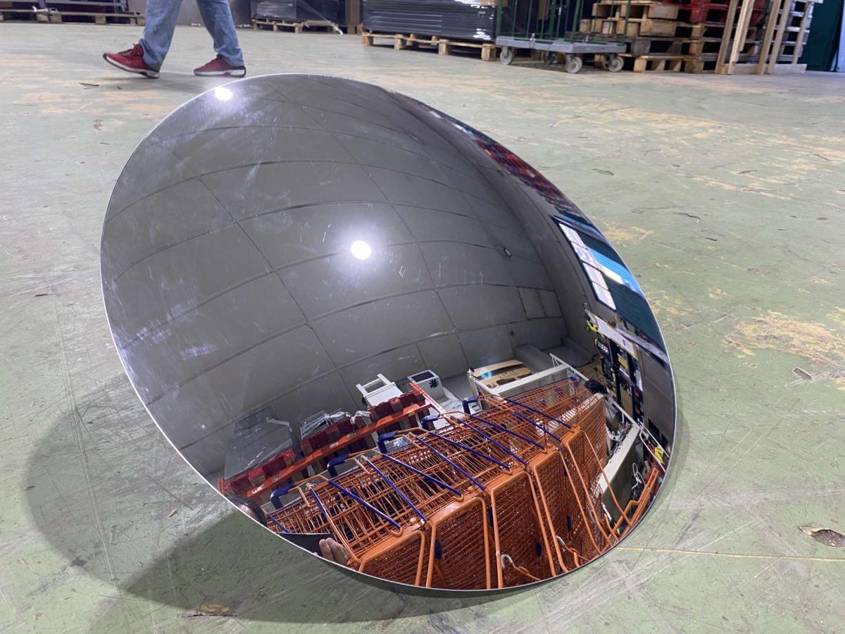 Detektívtükör, megfigyelőtükör, vevőfigyelőtükör – termékfotó elölnézet