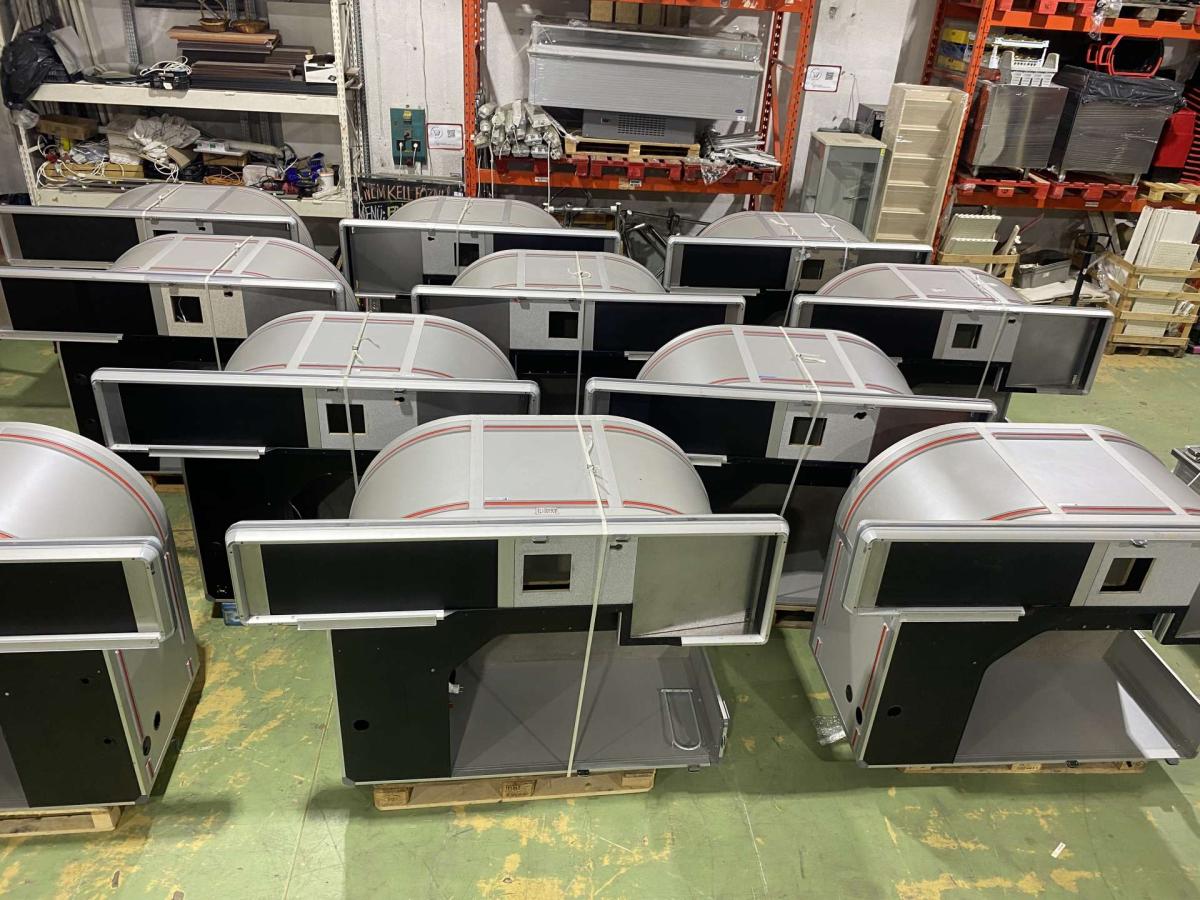 Kasszaasztal Pillen ( Balos ) – termékfotó részlet