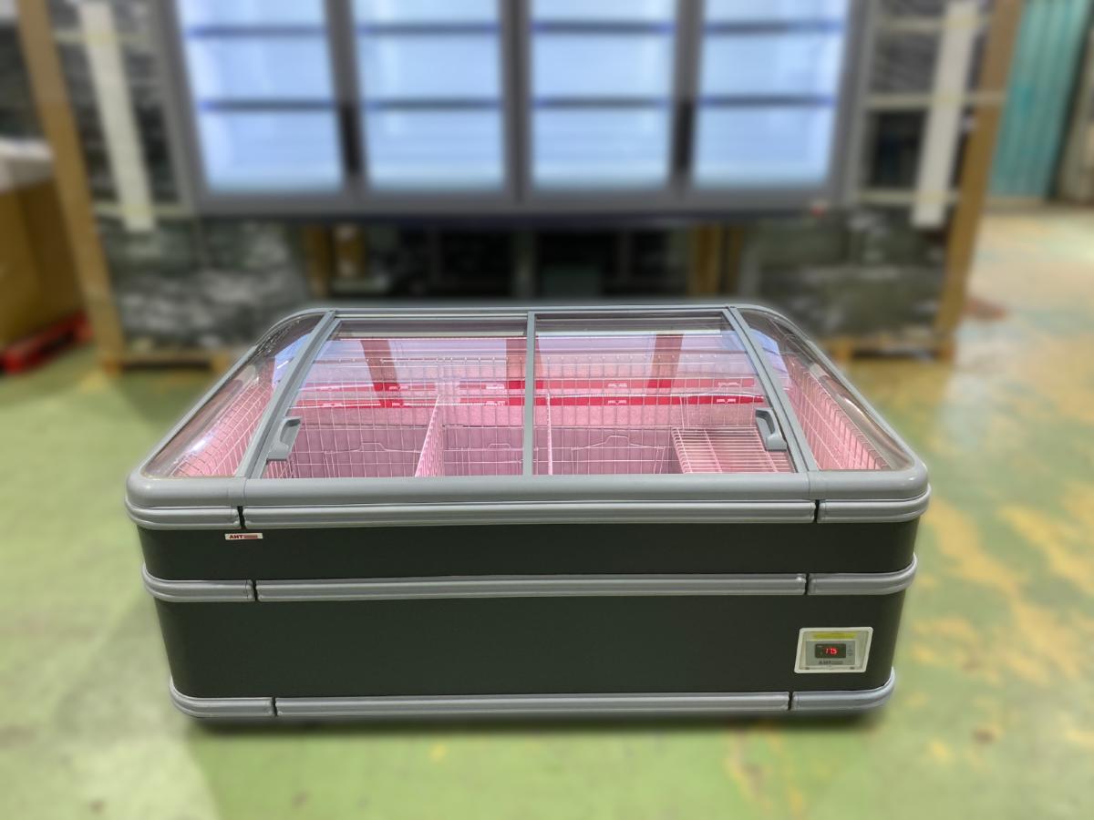 AHT MIAMI hűtőláda 185 szürke – termékfotó elölnézet