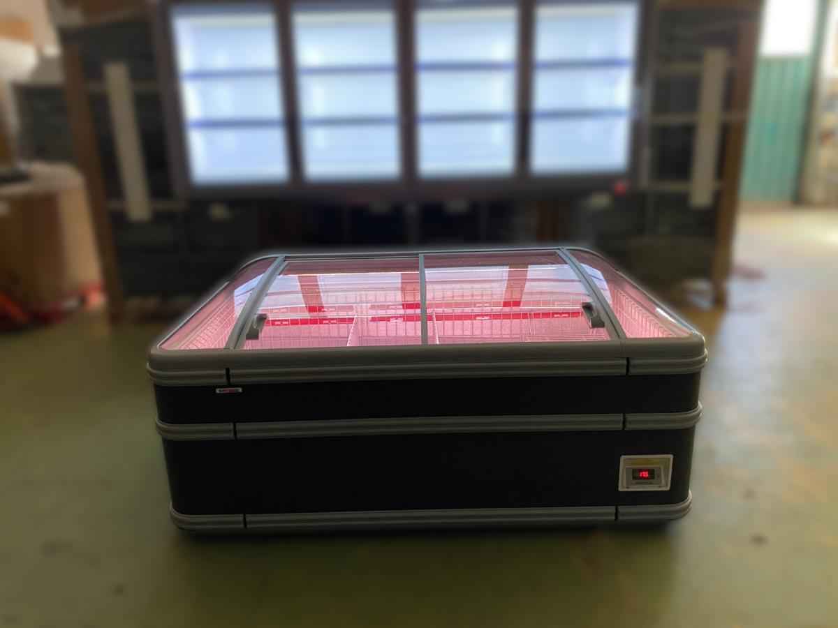 AHT MIAMI hűtőláda 185 szürke – termékfotó 45° nézet