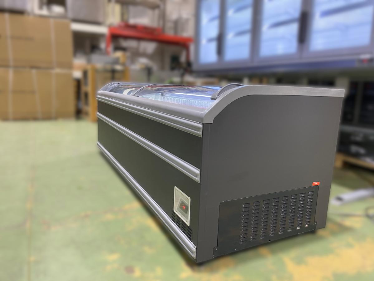 AHT MIAMI hűtőláda 210 Szürke – termékfotó bal oldalról