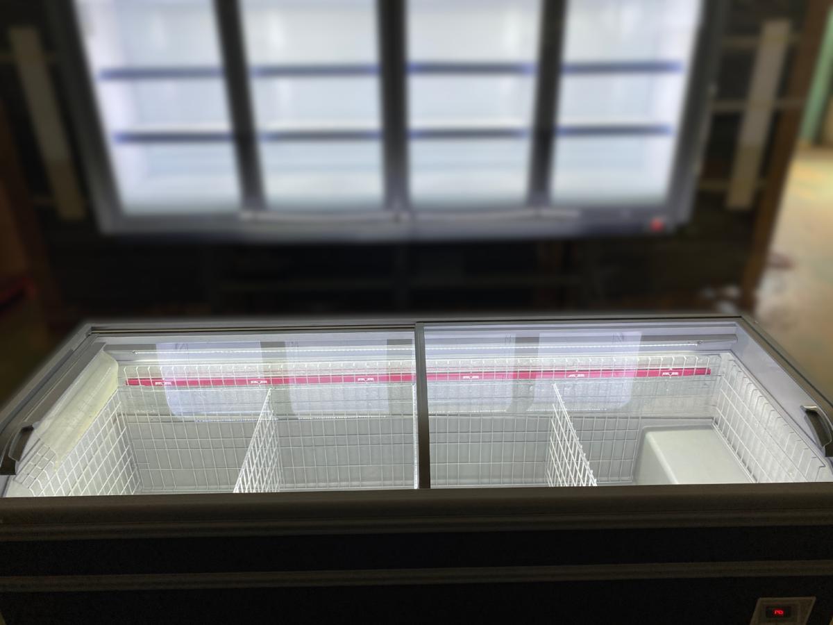 AHT MIAMI hűtőláda 210 Szürke – termékfotó felülnézet