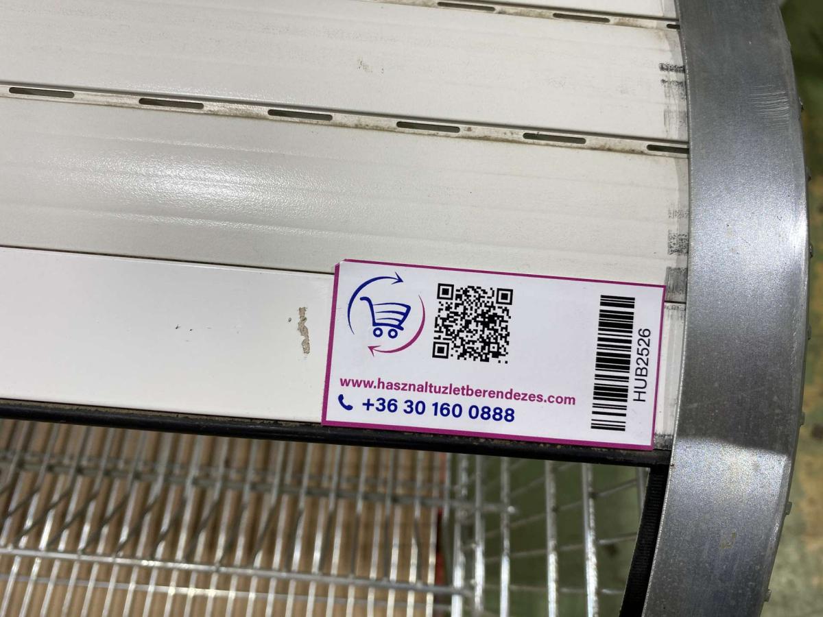 Redőnyös rácspolc – termékfotó felülnézet