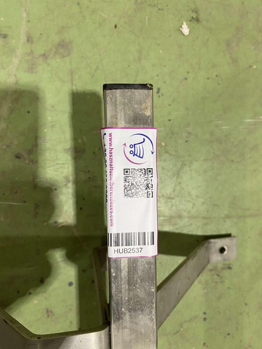 Rozsdamentes falra szerelhető rénvas 200 cm – termékfotó jobb oldalról