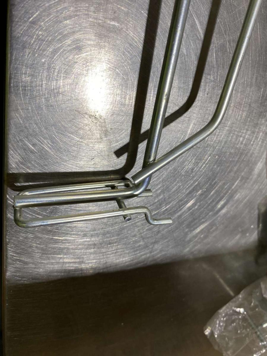 Használt bliszterkampó 30cm – termékfotó bal oldalról