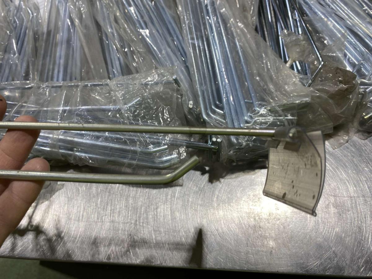 Használt bliszterkampó 30cm – termékfotó felülnézet