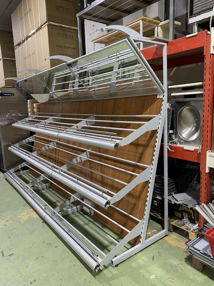 Zöldséges faliregál, állvány 375 – termékfotó hátulról