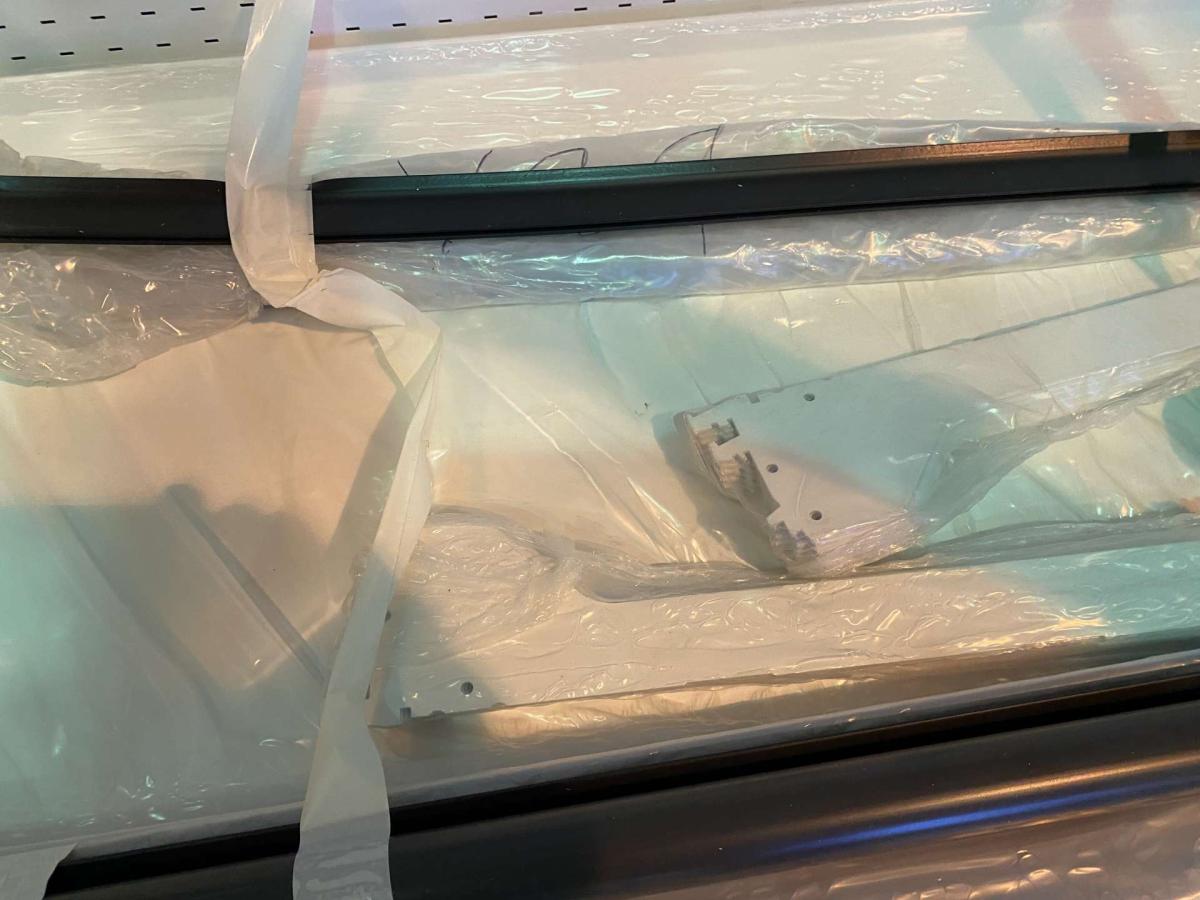 Új WSL - WANZL Horison falihűtő 3,75 méter – termékfotó felülnézet