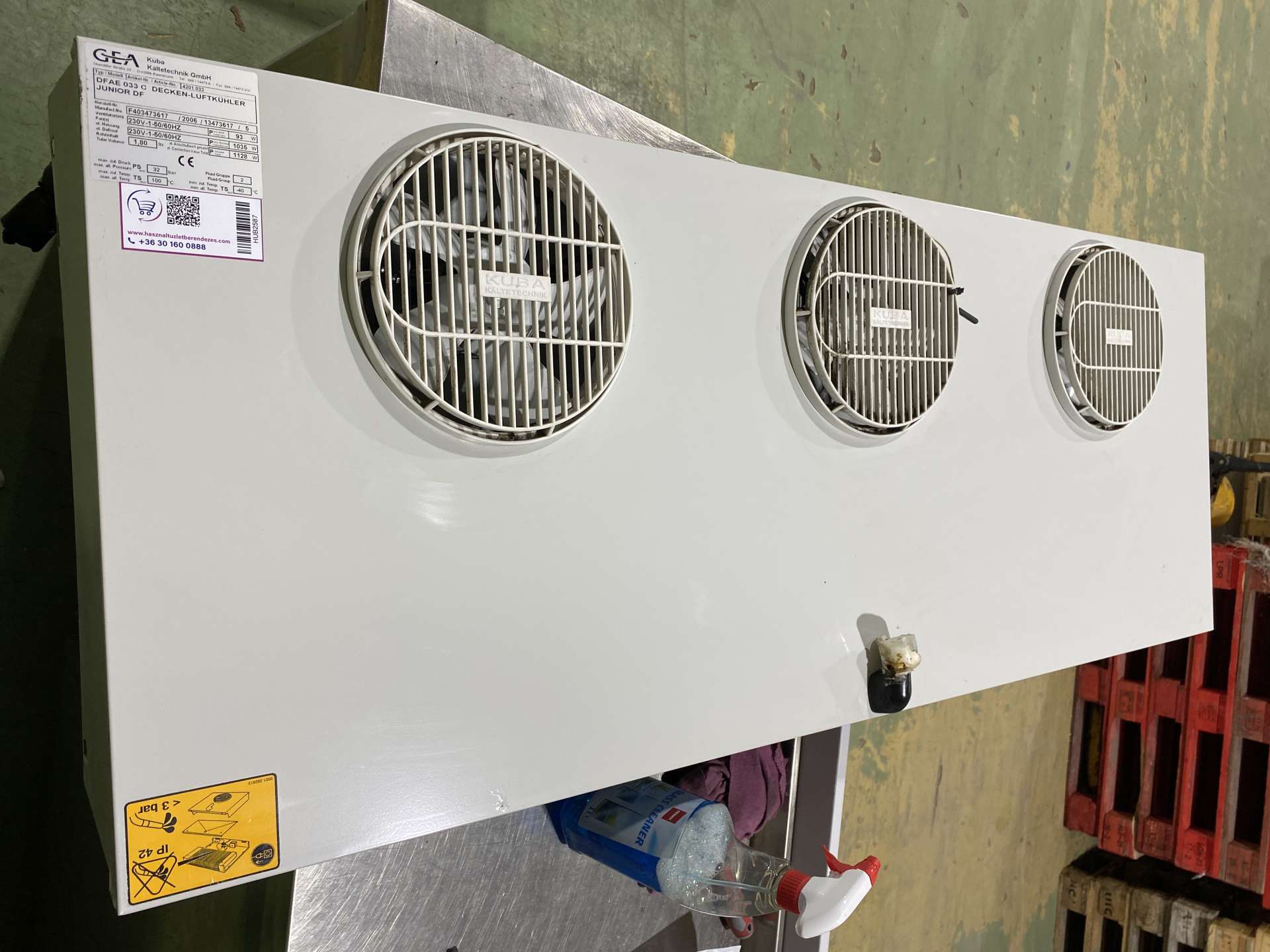 Elpárologtató GEA KÜBA 033C JUNIOR DF