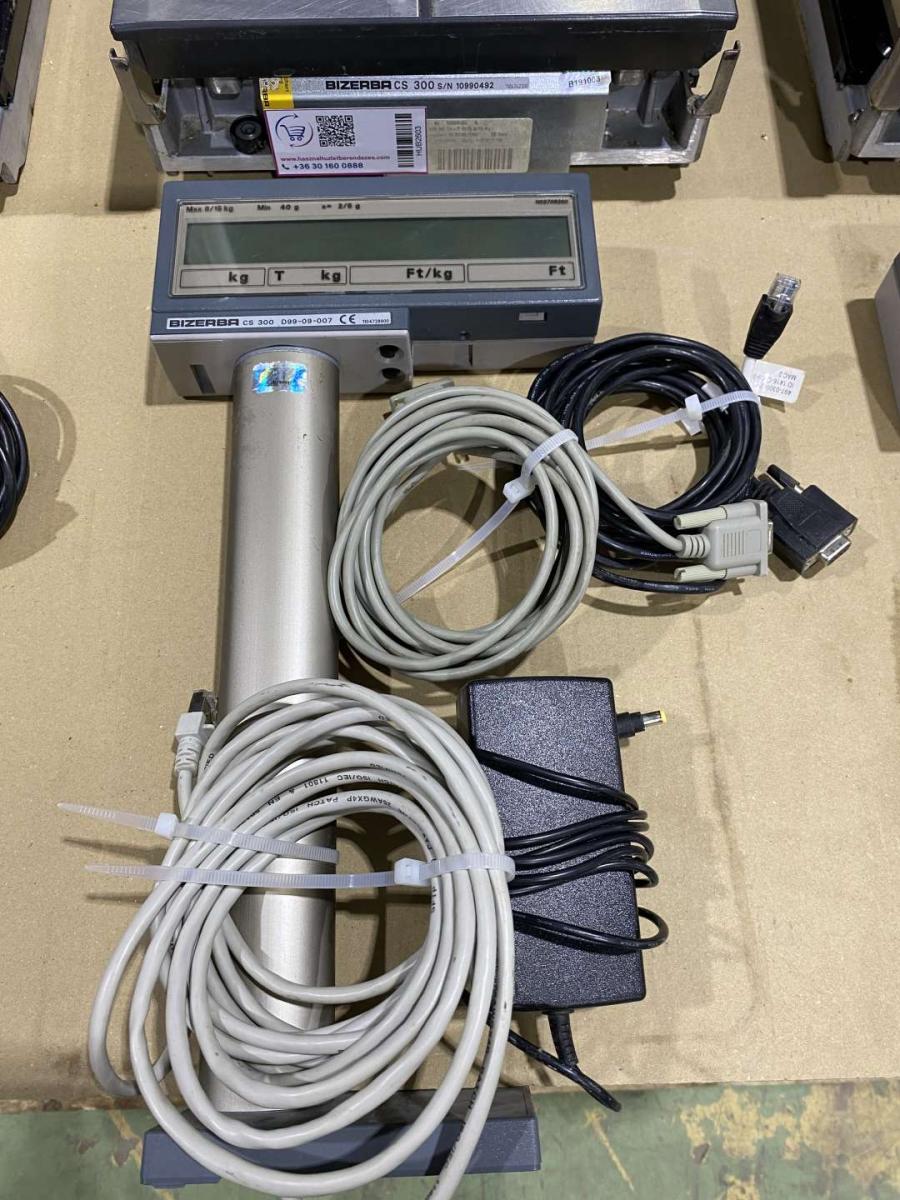 NCR pultba építhető mérleg - szkenner – termékfotó hátulról