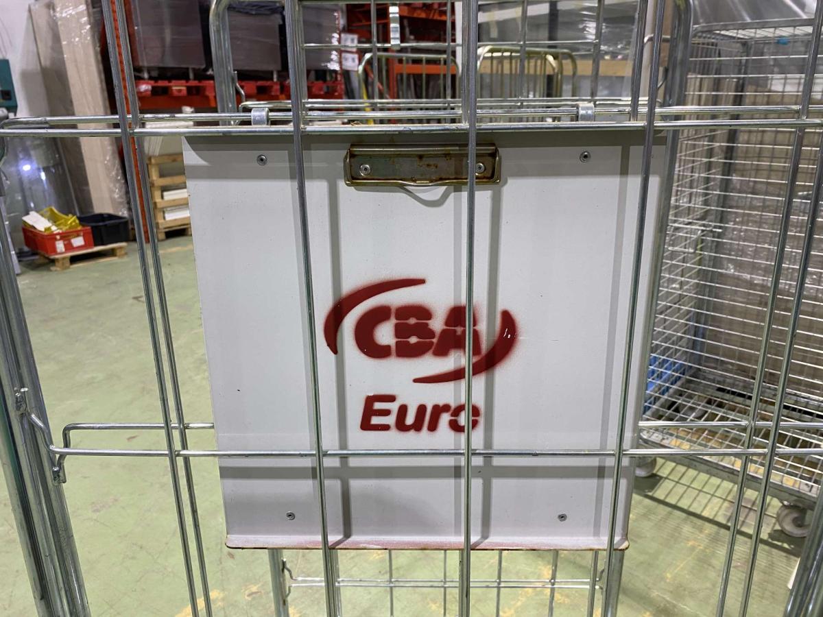 Wanzl kétoldalról nyitott rollikocsi, rollkonténer – termékfotó részlet