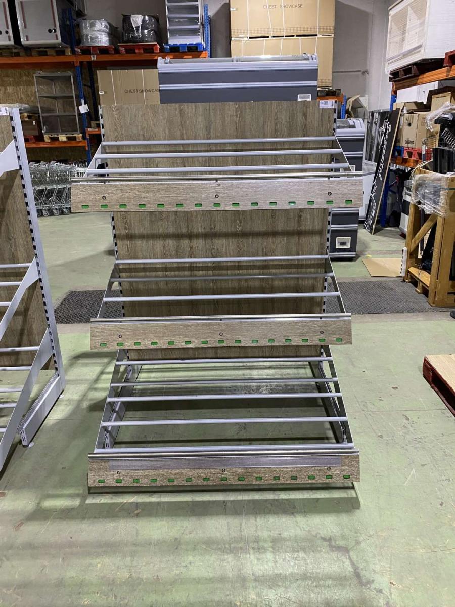 Zöldséges faliregál, Tegometall – termékfotó elölnézet