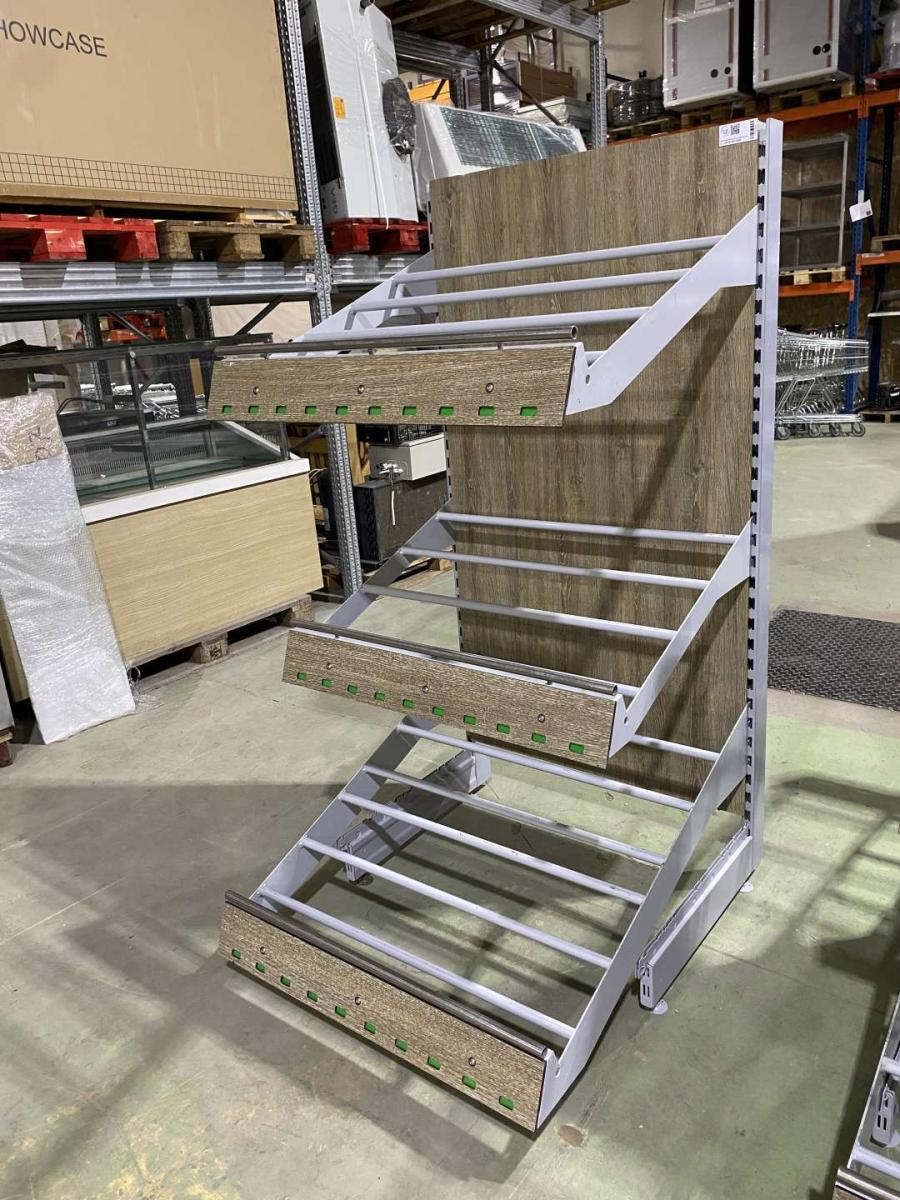 Zöldséges faliregál, Tegometall – termékfotó hátulról