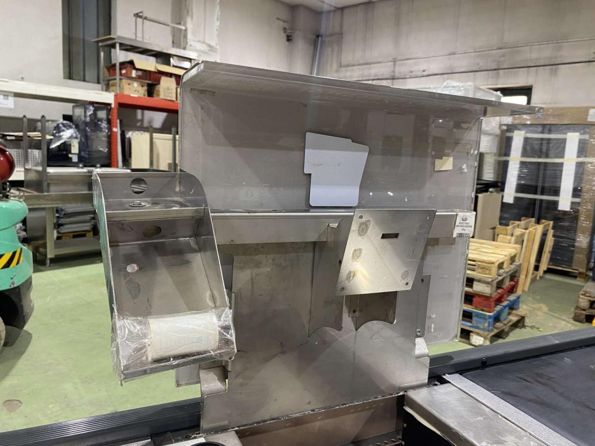 Kasszaasztal, Marsanz dupla elpakoló antracit-bordó_ – termékfotó alulnézet