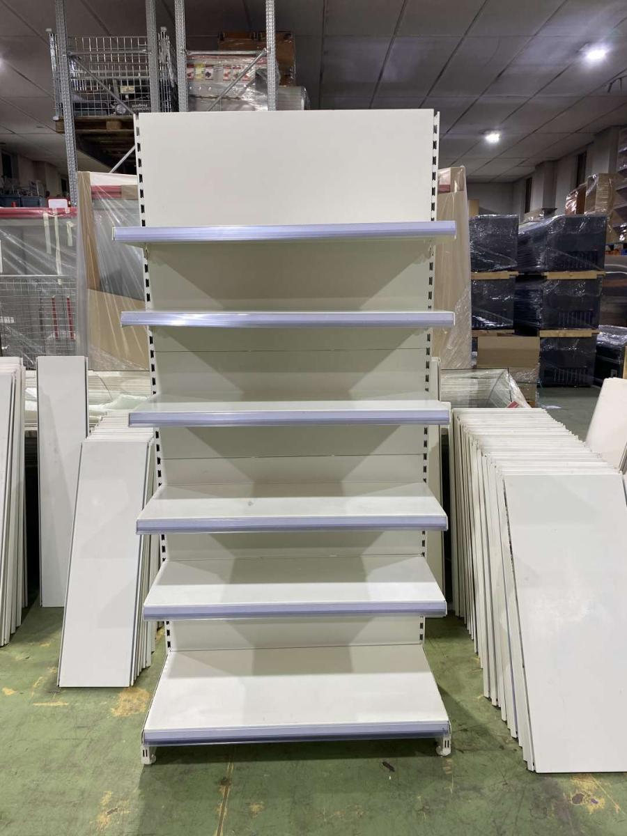 Tegometall polcrendszer, faliregál falipolc – termékfotó jobb oldalról