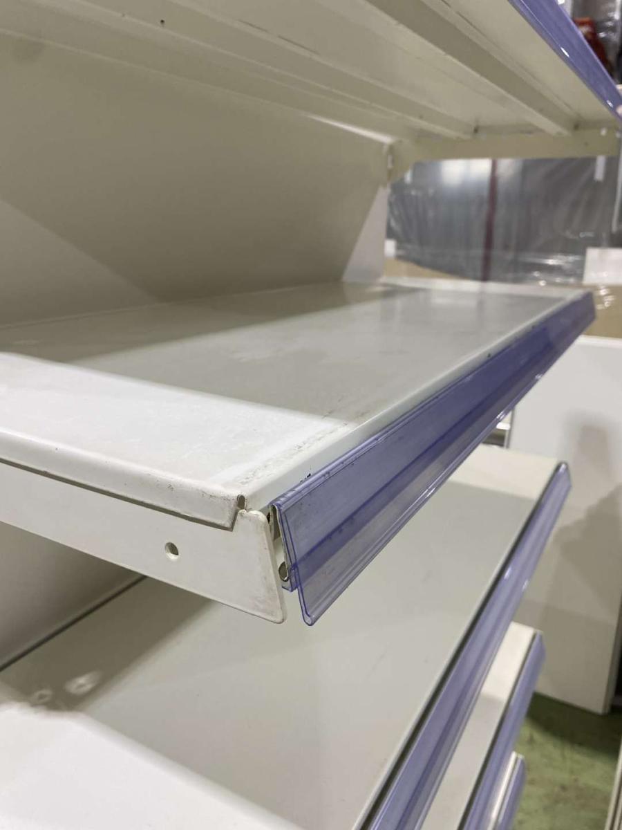 Tegometall polcrendszer, gondola – termékfotó bal oldalról