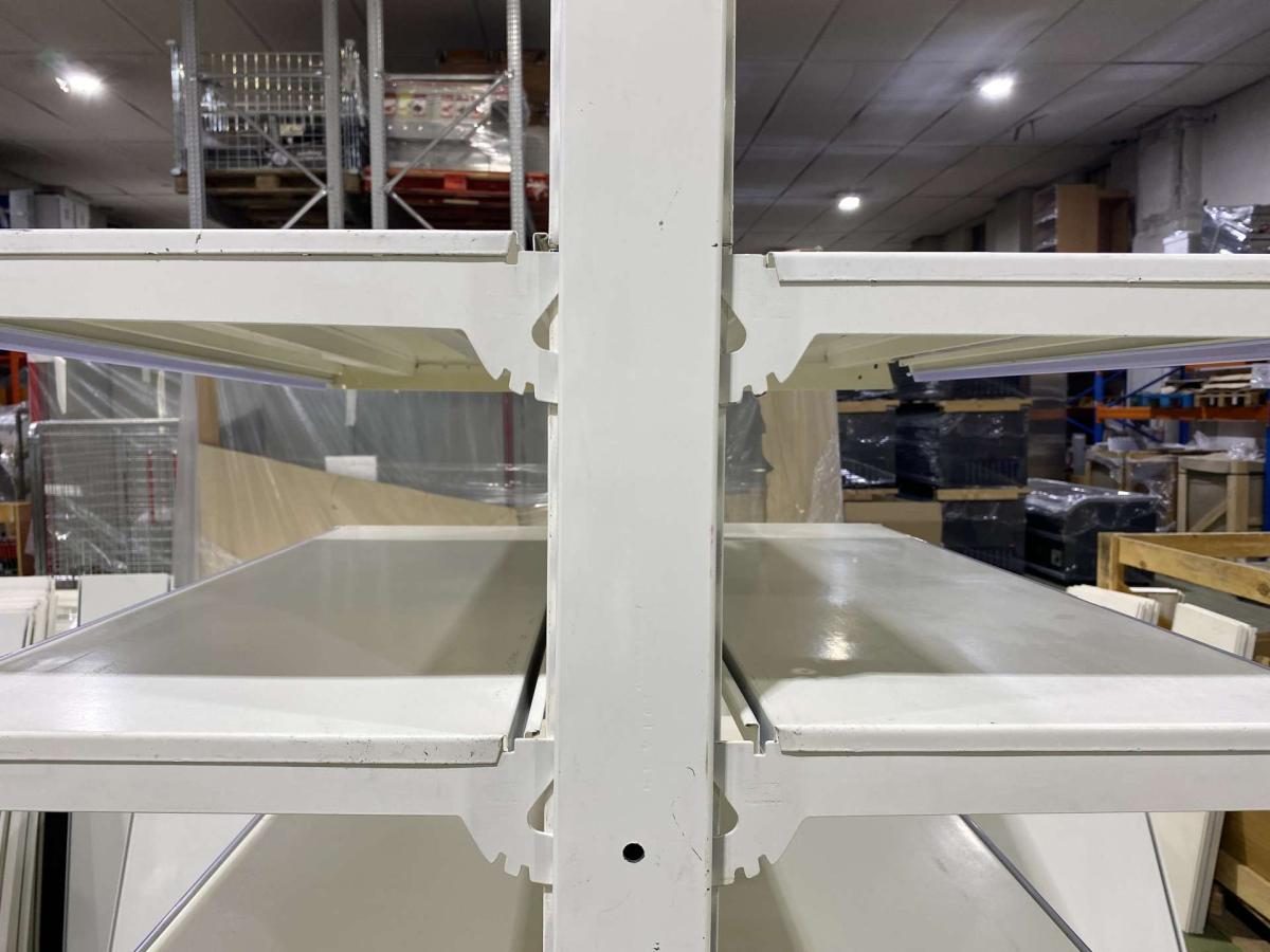 Tegometall polcrendszer, gondola – termékfotó felülnézet