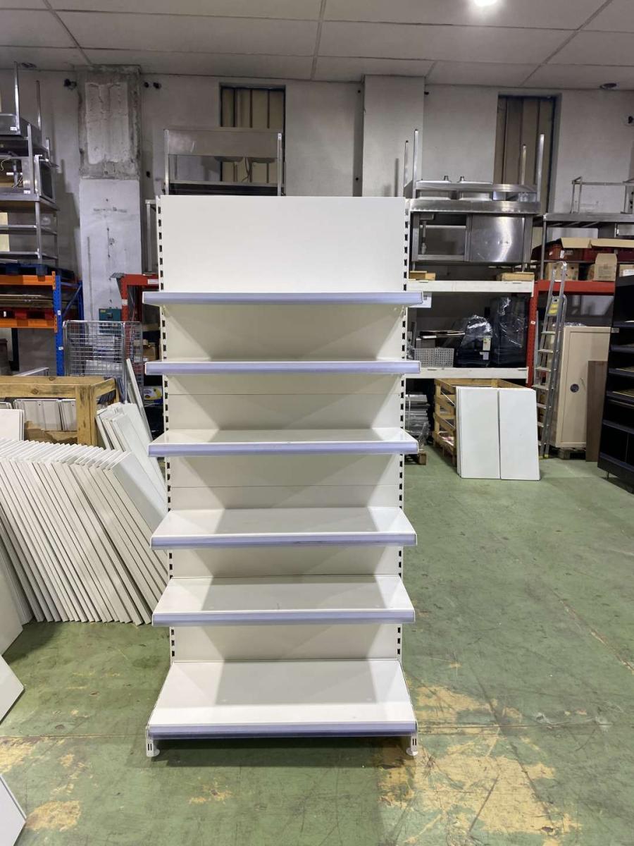 Tegometall polcrendszer, gondola – termékfotó 45° nézet