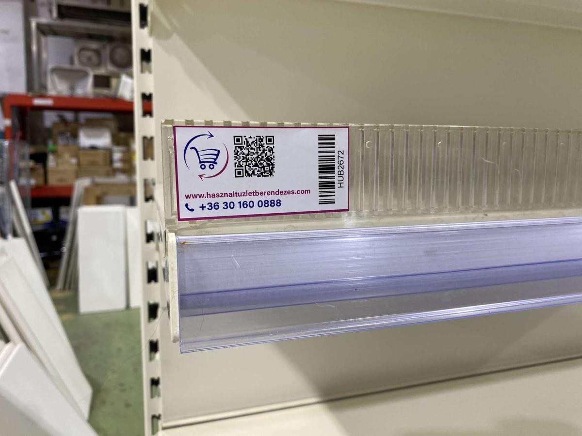 Kidőlésgátló víztiszta TEGO műanyag – termékfotó hátulról