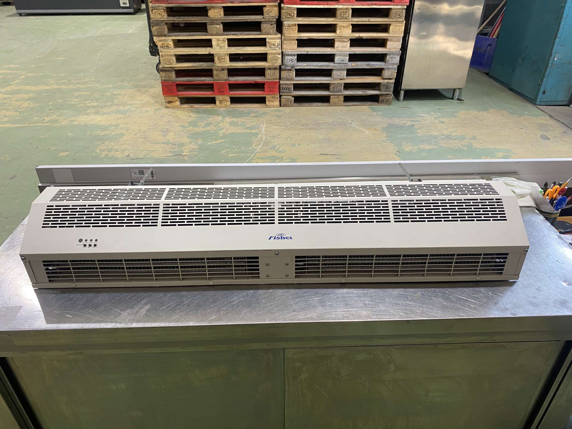 Fisher FPACE-12-HX légfüggöny elektromos fűtéssel (8kW, 1,2m)