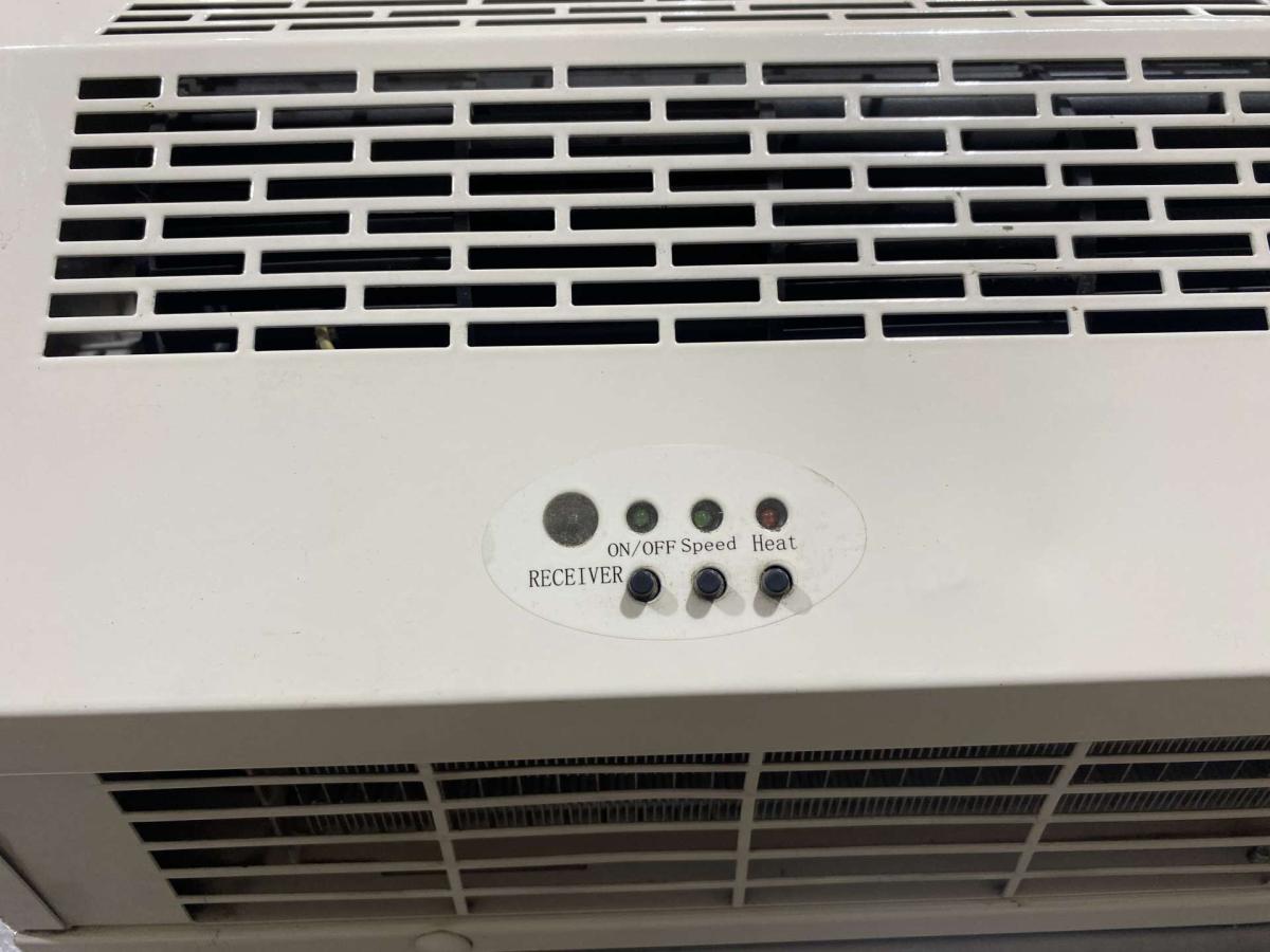 Fisher FPACE-12-HX légfüggöny elektromos fűtéssel (8kW, 1,2m) – termékfotó bal oldalról