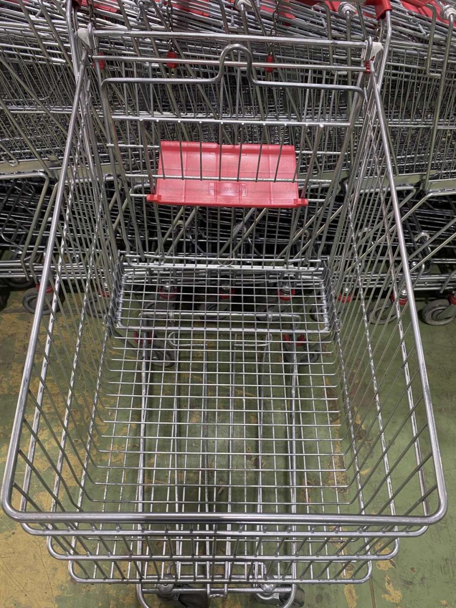 Wanzl D101 RC bevásárlókocsi szürke műanyagokkal – termékfotó felülnézet