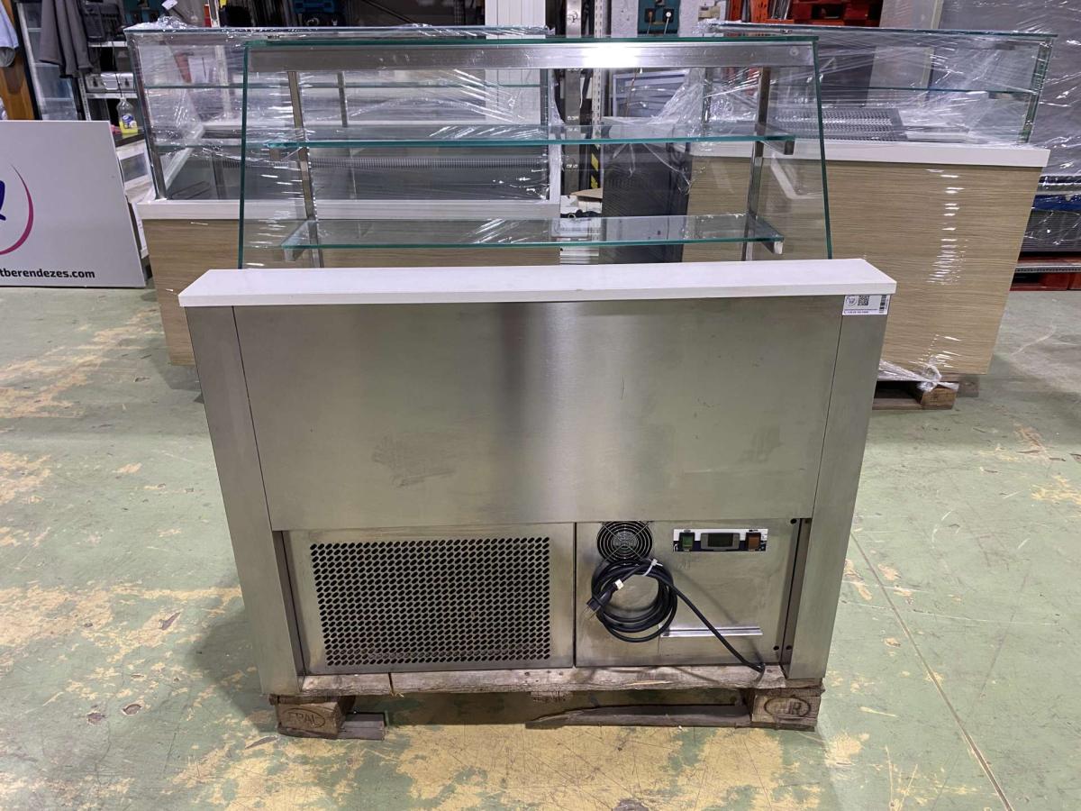 Snack convenience pult 80*80 – termékfotó 45° nézet